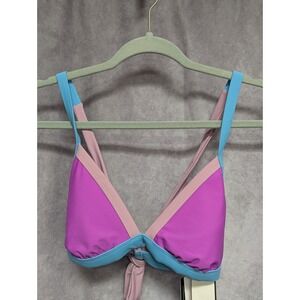 Salt & Cove size Large multi-color bikini top (S100)